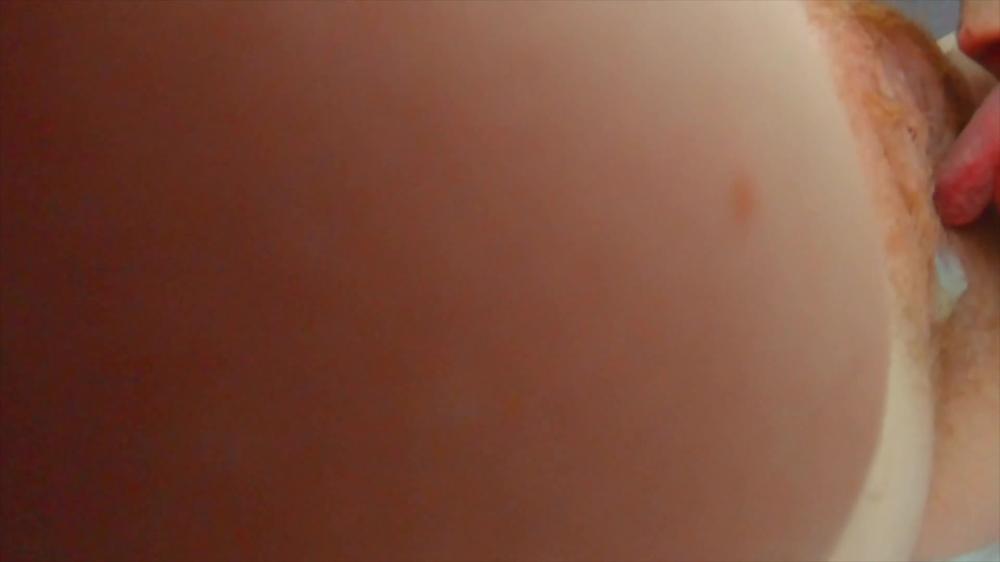 Lick My Hairy Ginger Pussy Morning Creampie Cum Clean till my Female Orgasm