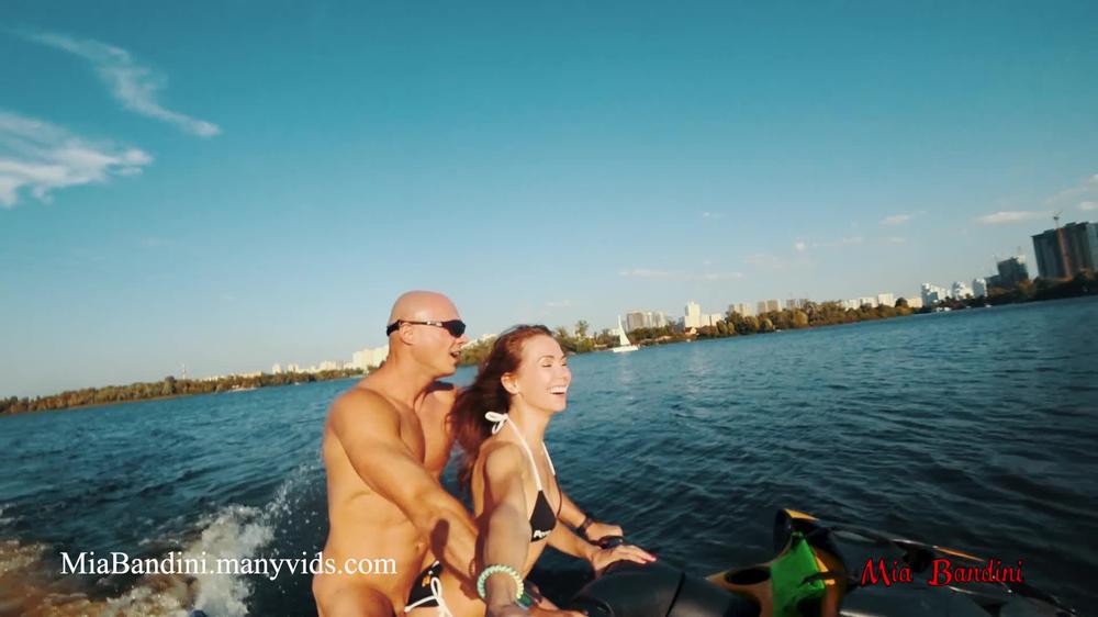 Mia Bandini - Public Ass To Throat Ride On The Jet Ski