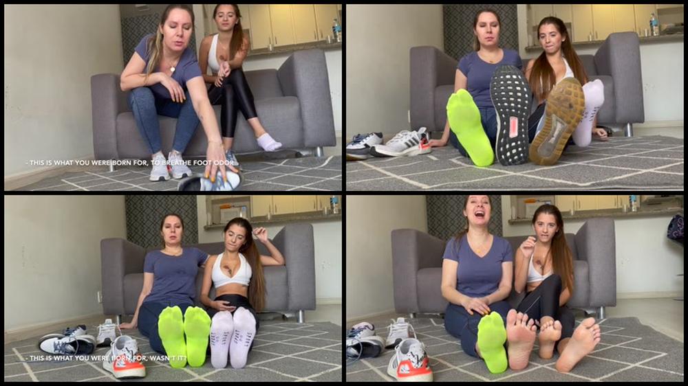 Producer Gg 03 10 2022 2620391610 Grazigoddess And Paulinha In Sweaty Feet Joi After Gym Goddess Grazi Week Day 1