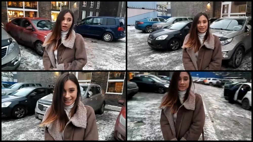 Onlyfans   Liya Silver   Winter Outdoor Unterview  Russian Language