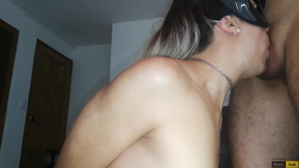 Fucking Throat like a PUSSY, I CUM into her THROAT, she STAYS DOWN !