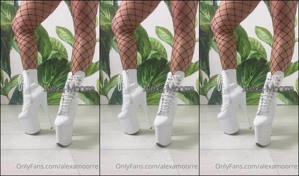 Alexamoorre 2020 566765304 Feet Friday White Boots Yup Nothing Add This