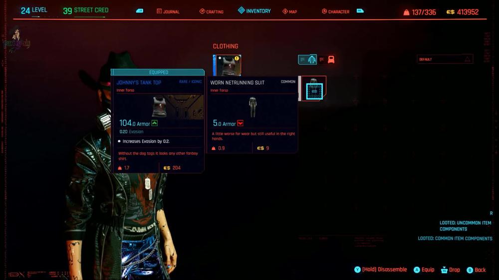 Exploring Cyberpunk 2077 First Run Part 22 Johnny takes over