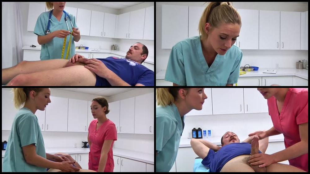 Medical Hand Job Turns Into Hot Nurse Threesome With Lucky Patient    Pornhub Com