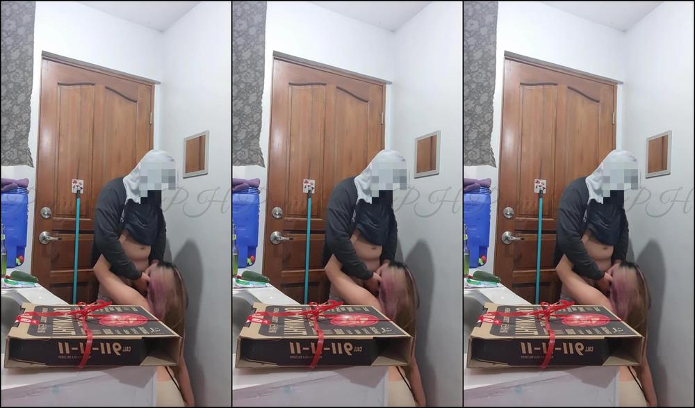 Sex with strangers deliveryman fuck hard,nagpakantot sa pizza deliveryman bilis umiyot