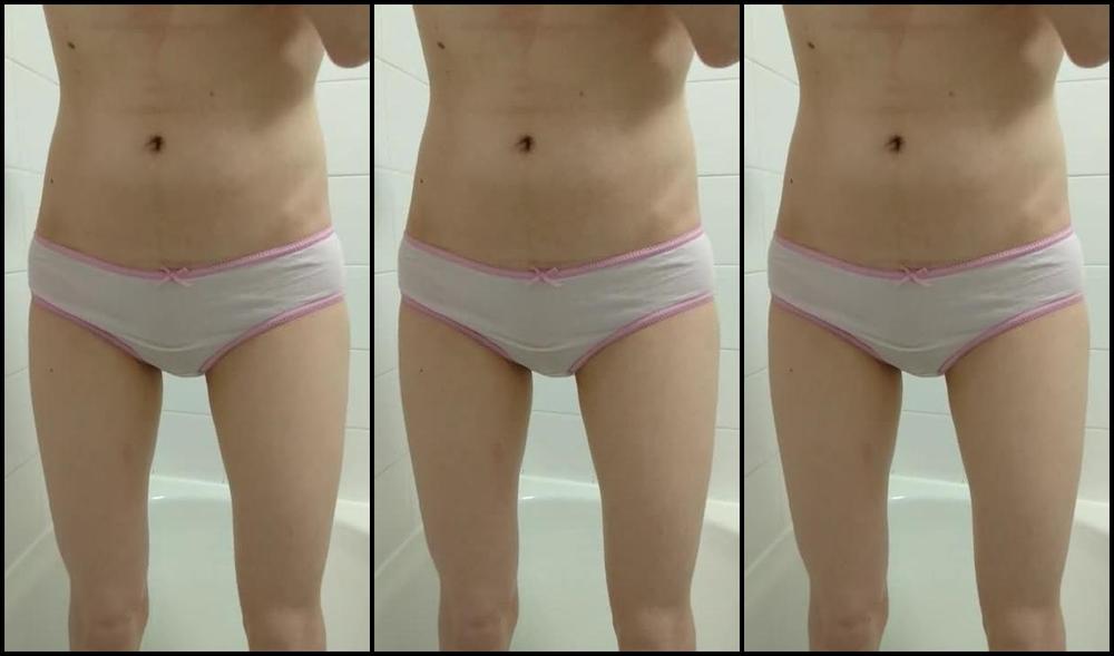 Whimpering Little Girl Needs To Pee And Wets Her Pink Panties