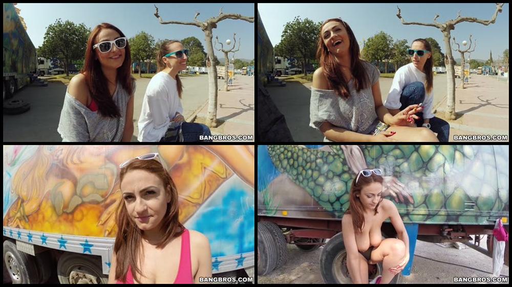 Publicbang   2015  Sandra   Big Tit Brunette Gets Fucked In Public 1080P