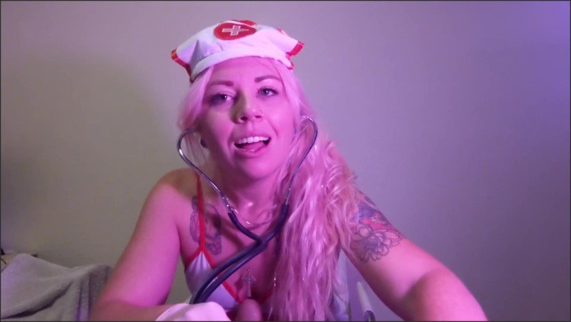 Nurse Bonni Ties You Up Milks Pegs And Gags You With Her Gloves Hand Over Your Mouth  01.09.2020