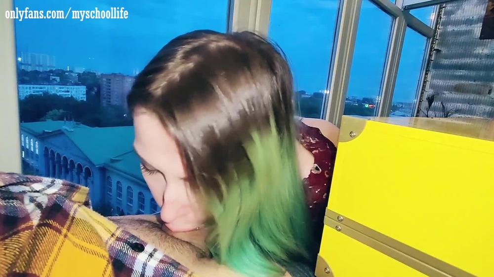 Сute teen loves to suck very much