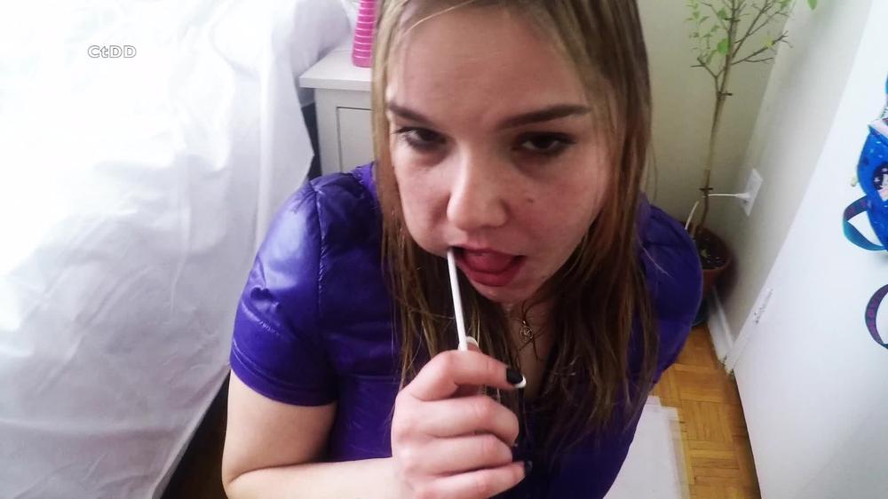 Purple Jacket Pink Lollipop BlowJob 2