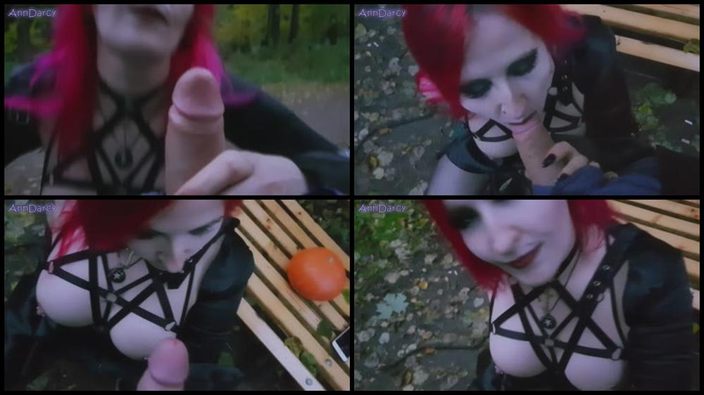 Public Park Messy Facial   Sex Movies Featuring Ann Darcy