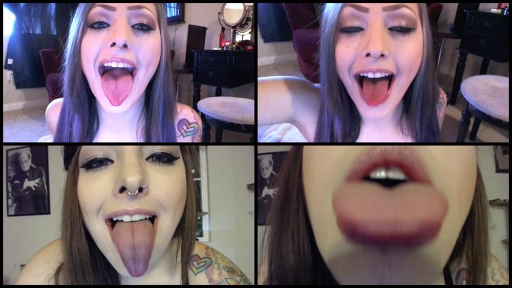 Heidifox Cum On My Tongue Compliation