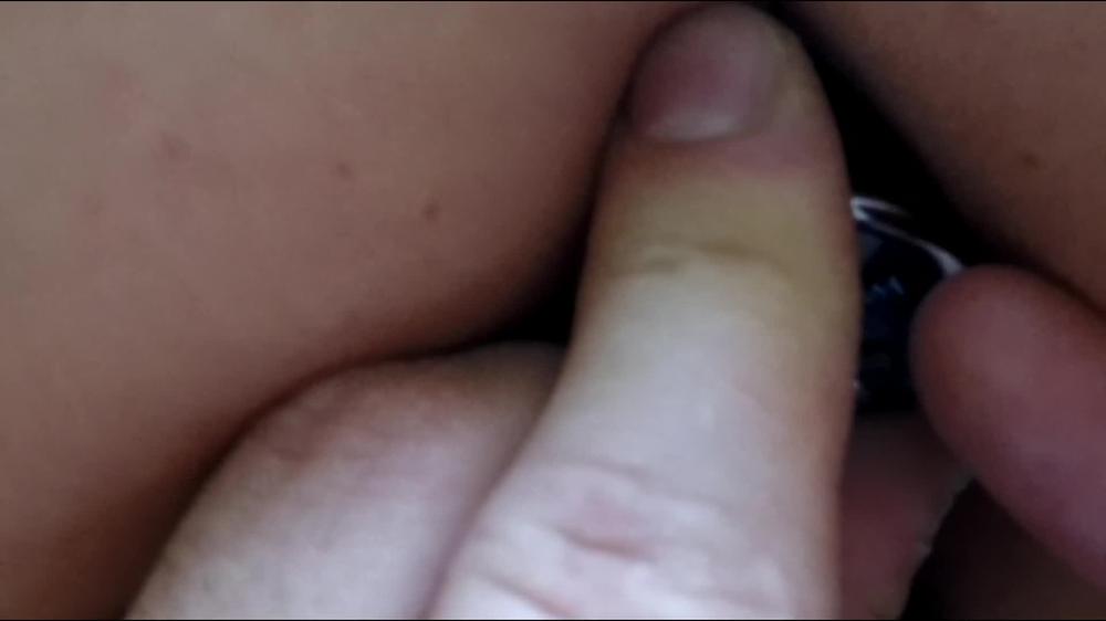 fitting butt plug to her super tight butthole. ( to be continued...)