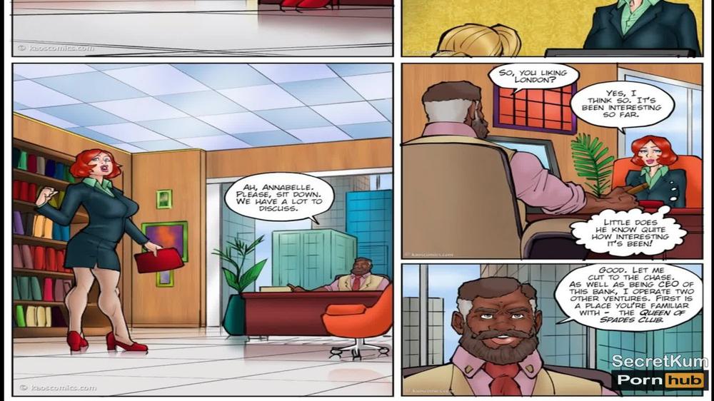 Annabelle's New Life pt. 5 - First day on the Job Fucked by CEO and Secretary