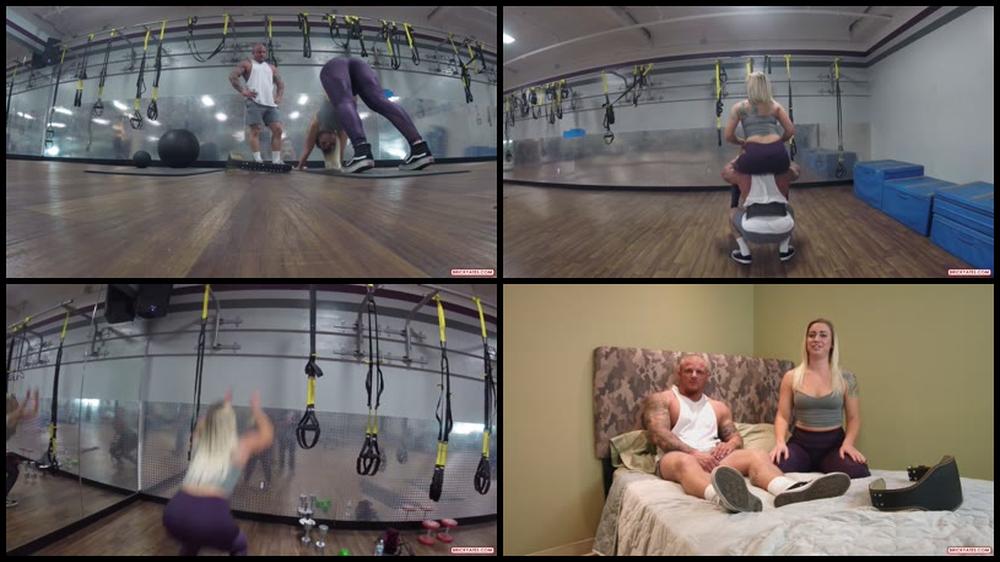 2018 06 19   Princess And Viking   Fitness Couple Does Anal And Eats Cum Off Of A Doughnut After Their Workout