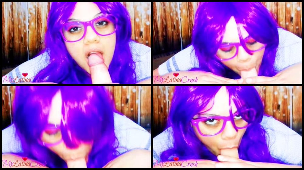 Mylatinacrush A Purple Classic Bj And Huge Facial