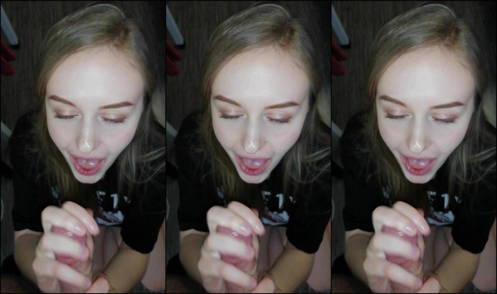 Cutieelly - Sucks My Cock Until Her Boyfriend Sees