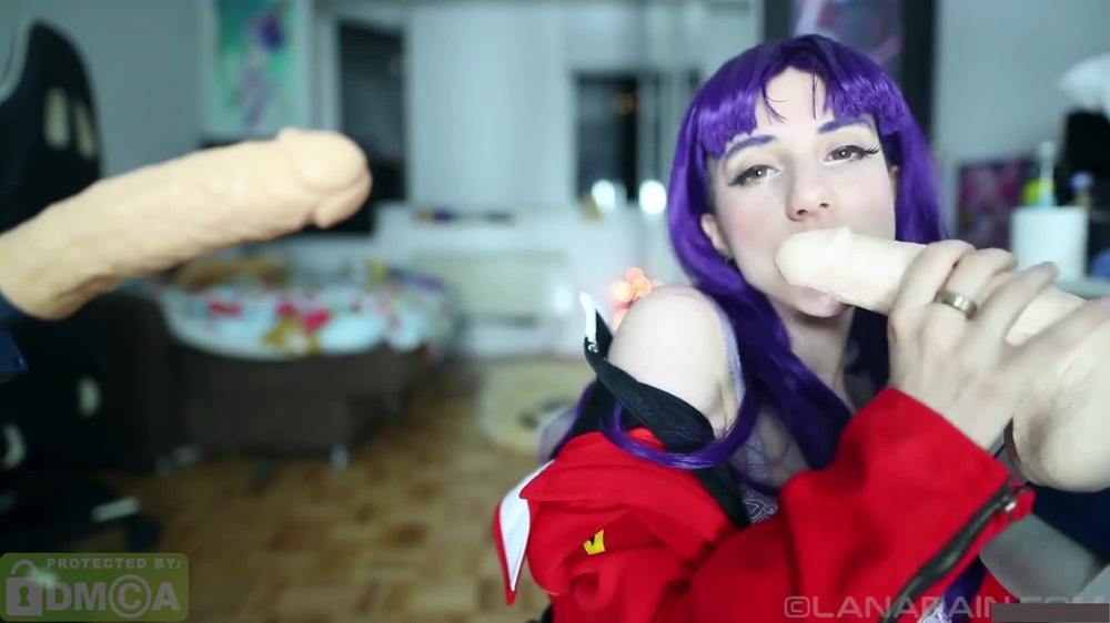 [Manyvids.Com] Lana Rain - Slutty Double Blowjob W Misato Katsuragi [Re-Encoding]