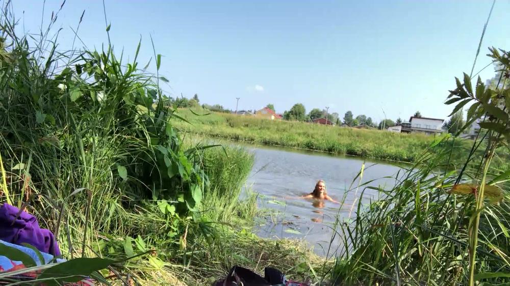 Clip Swimming Naked In River Free Crush