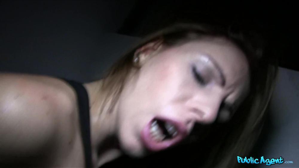 Hot Brunette Sucks Dick For Cash