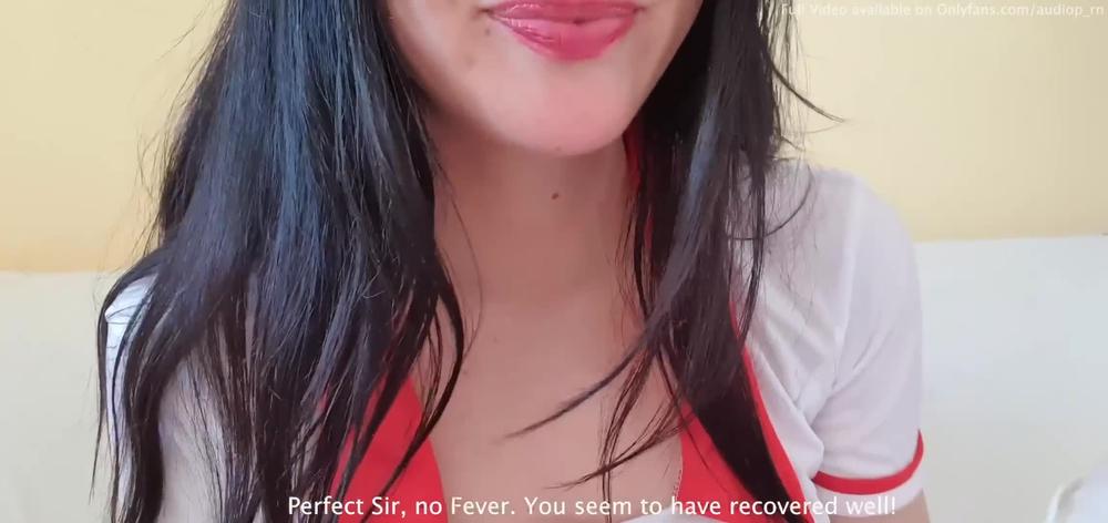 ASMR Caring Nurse lets your cock relax in her hands (Teaser)