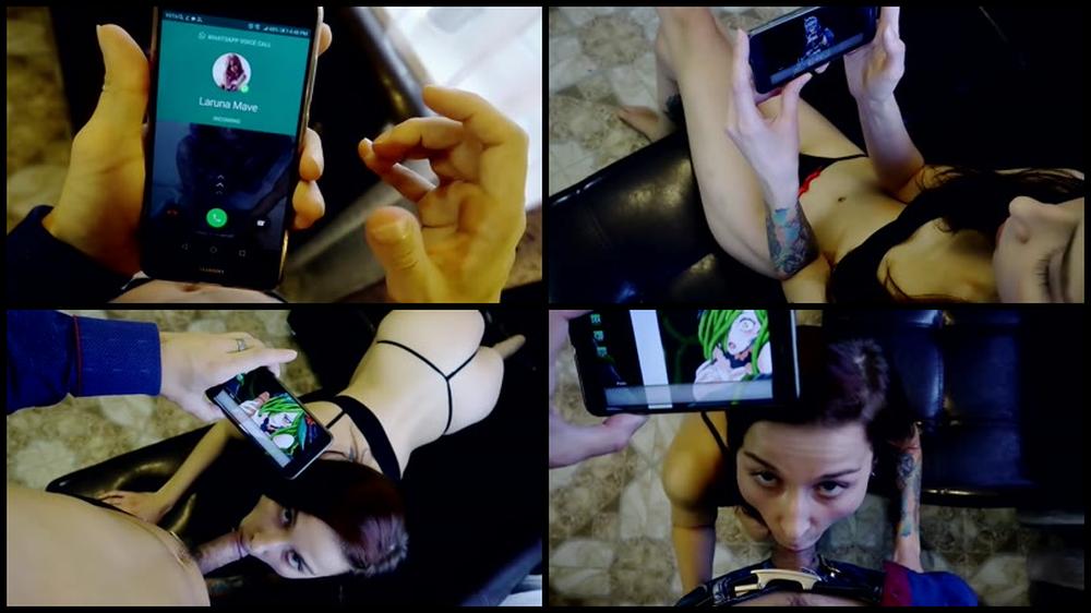 049 Gamer Girl Gets Horny Find A Guy Nutaku Game And Gives Blowjob Laruna Mave 1080P