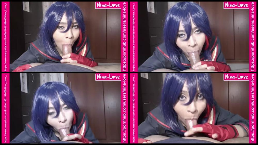 090 Kill La Kill Cosplay   Ryuko Matoi Pov Blowjob And Cum Swallow Nina Love 1080P