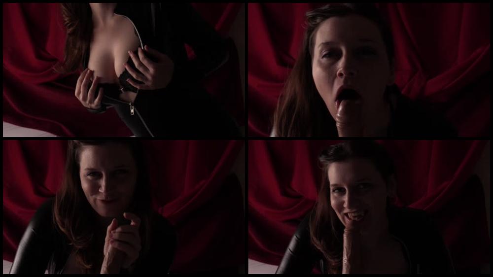 Bettie Bondage Vampire Ends You With Anal Creampie