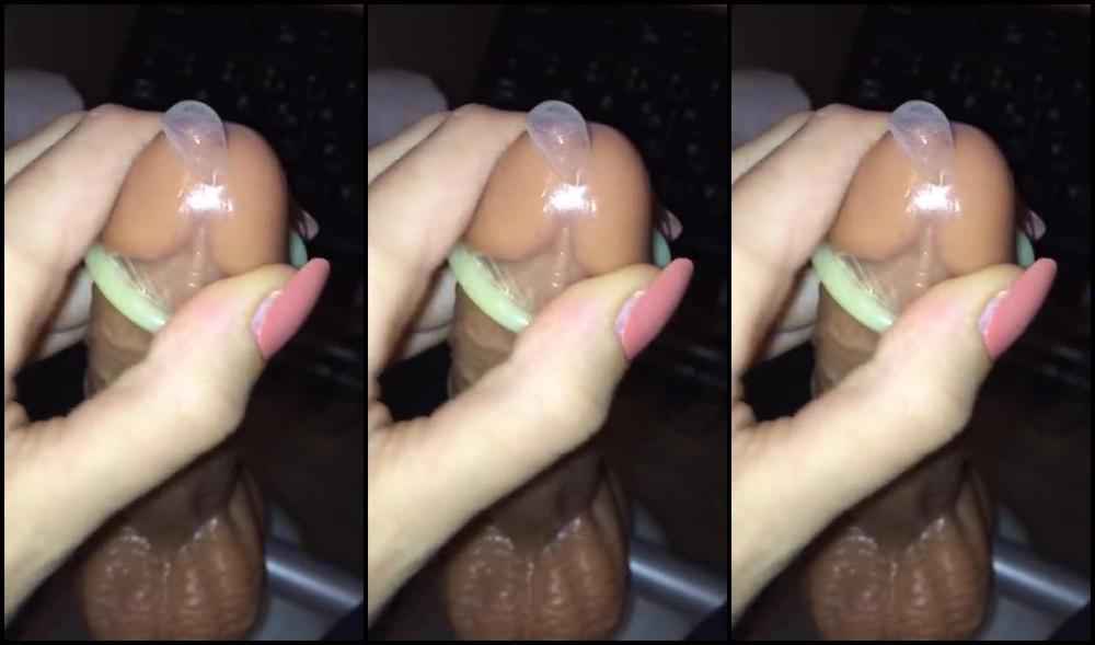 How to put a condom on with one hand Candice Delaware