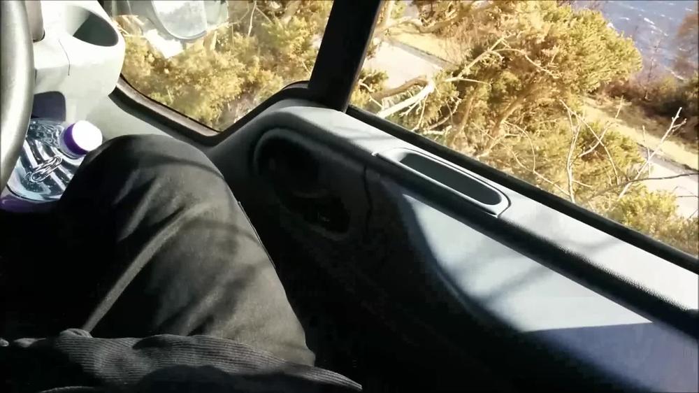 Risky Public Cock Wank & Condom Fill