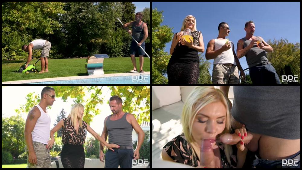 Handsonhardcore  2018 Kitana Lure   Two Dicks Make Her Cum  A2M Anal Deepthroat Cum In Mouth Dp