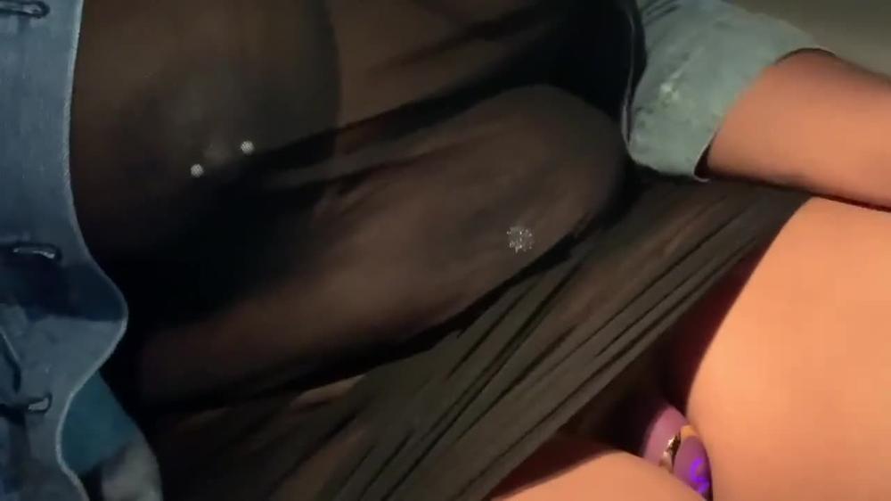 Walking in the PUBLIC CORNER STORE with my CLIT SUCKER IN MY PUSSY