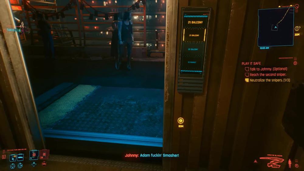Exploring Cyberpunk 2077 street Gameplay Part 20 Meeting a princess