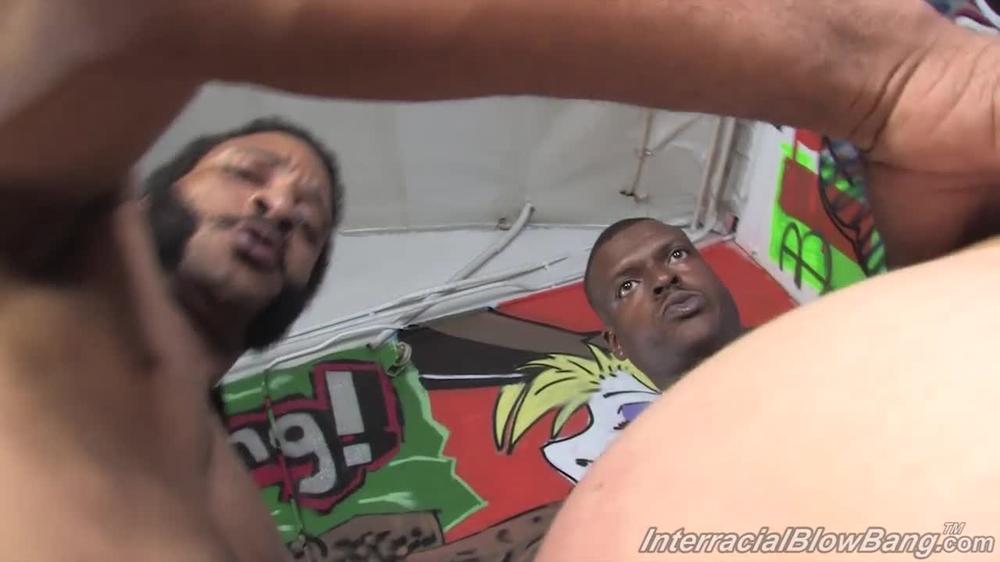 Interracial Blowbang