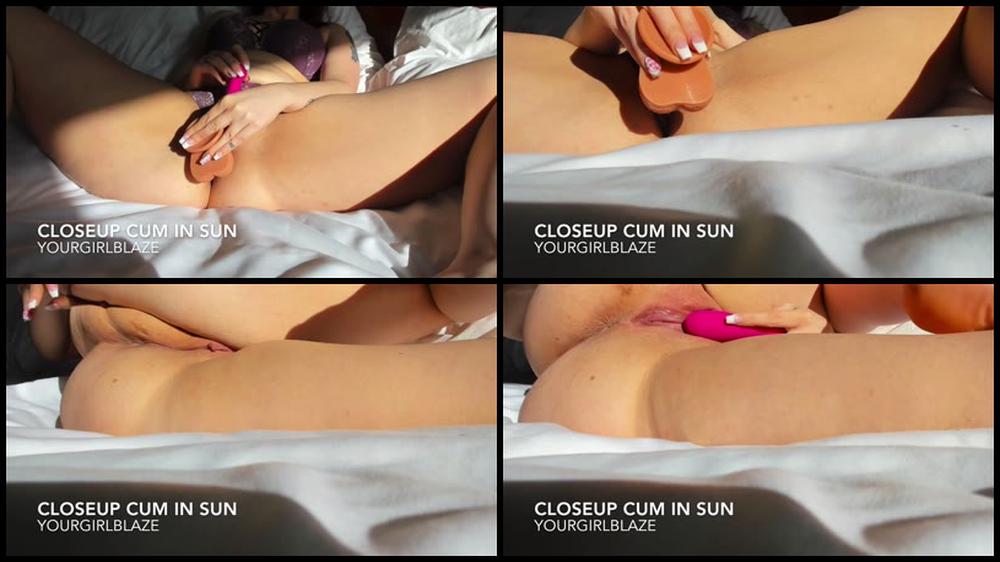 Yourgirlblaze Closeup Cum In Sun