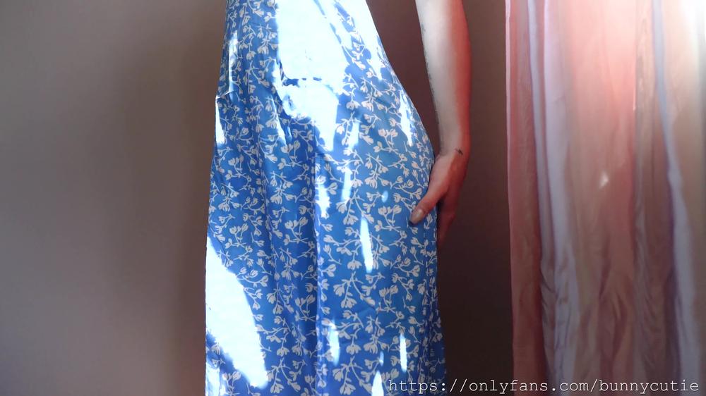 TRY-ON HAUL . Cute Panties Under Dress .