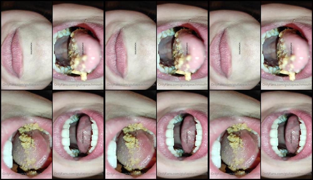 Giuliapeachxx 08 02 2021 2027323617 I X27 M Eating And You Are My Little Boy Who Cleans It But Are You Going To Be Good Or Be E