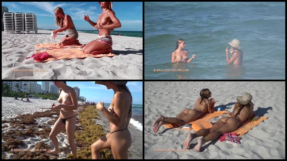 Paige Me And Paige Topless On The Beach