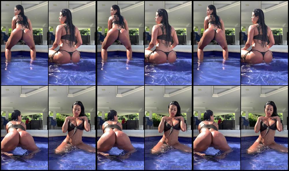 Steffymoreno 10 10 2020 1048734027 A Striptease In The Pool Surrounded By My Friends And The Housekeeper Was On The Kitchen V