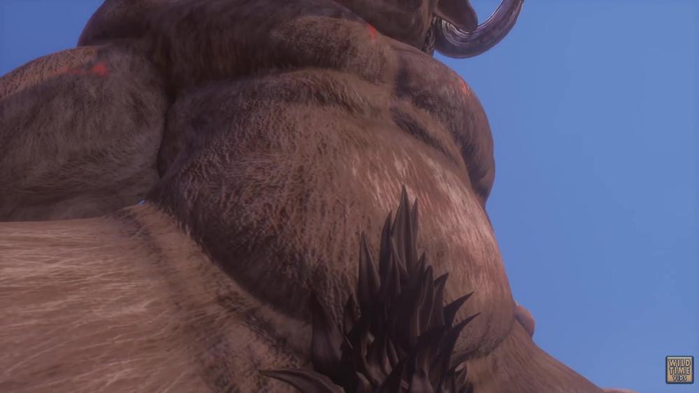 Twink Guy Fucks with two Huge Furry (POV)