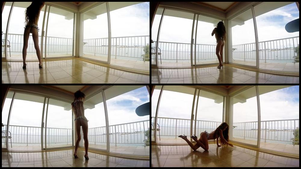 Heather Carolin Sailor Lingerie Ocean View Hotel Room