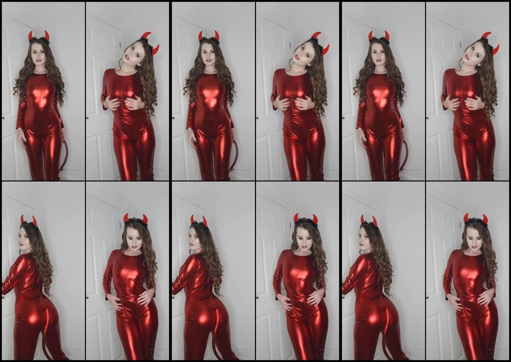 Brooklogan 03 10 2019 67161472 Teasing In My Sexy Shiny Devil Costume