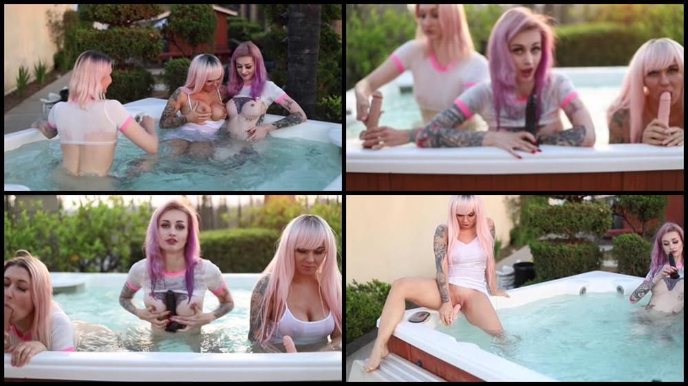 Flame Jade Three Girls One Pool Manyvids