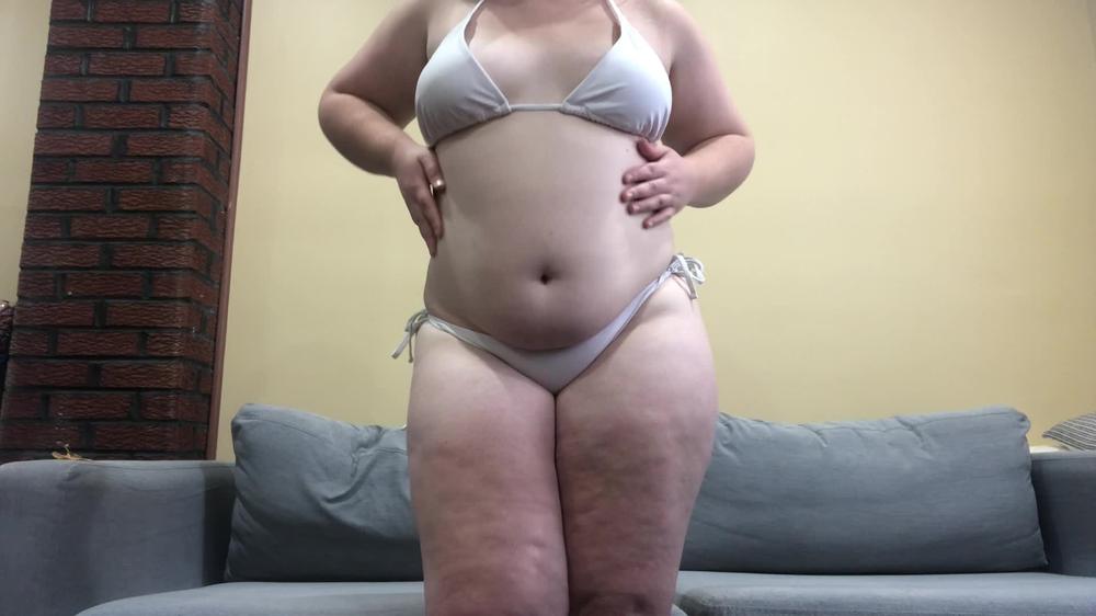 Vividlyviolet Bbw Sensual Belly Touching And Strip Manyvids