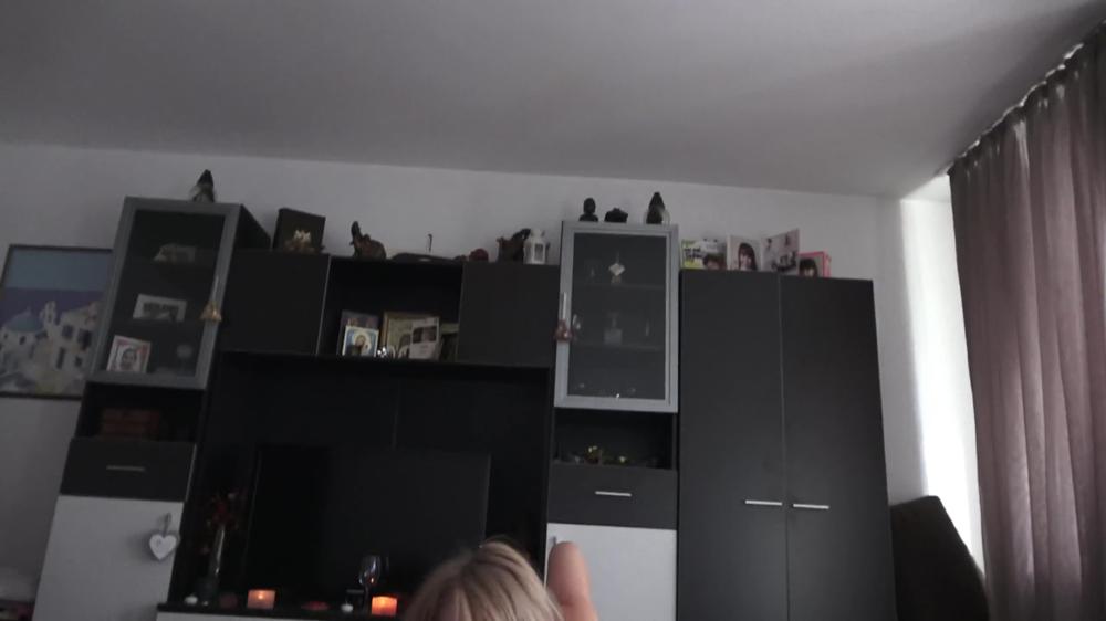 Shy wife strips and fucks stranger !