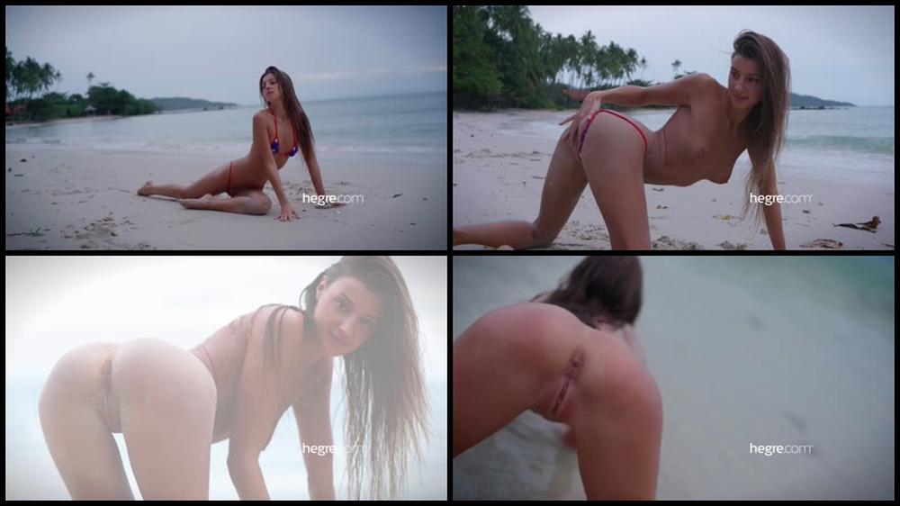 Melena Maria Nude Beach Photo Session 2160P
