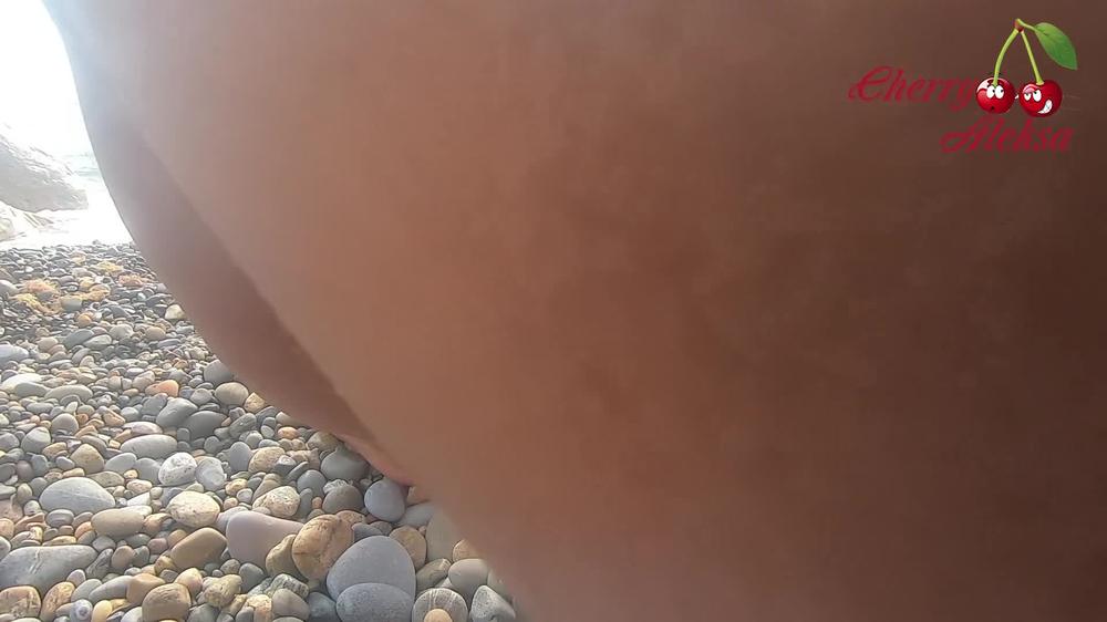 Blonde Sex On The Beach. Sucking And Fucking In The Ass ⁄ Cherryaleksa - 1080P