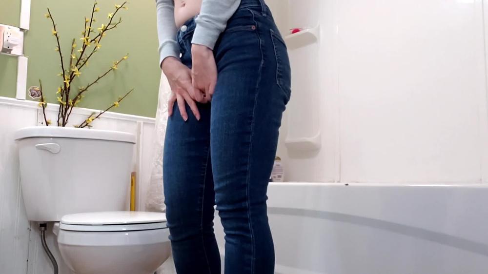 Pissing Through the HOle in my Briefs like a MAN