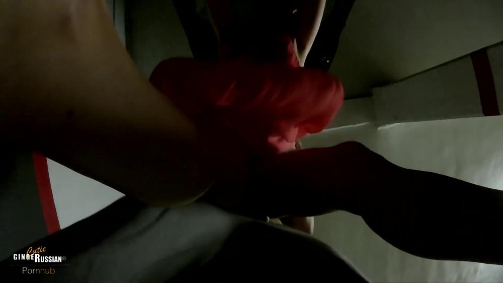 Pov Russian Redhead Teen Risky Fuck In Public Car Park
