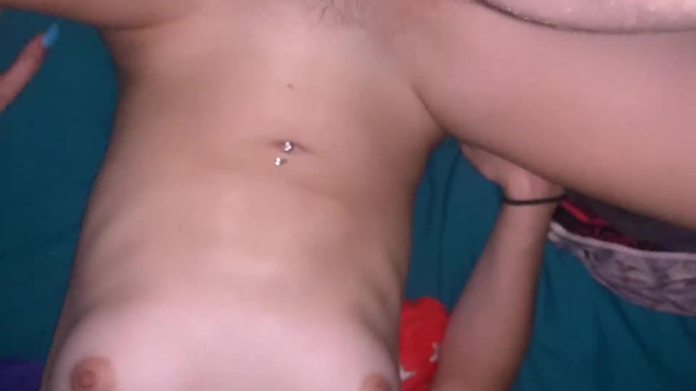 Petite Girlfriend Rides My Cock And Squirts